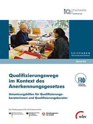 cover image of Qualifizierungswege im Kontext des Anerkennungsgesetzes